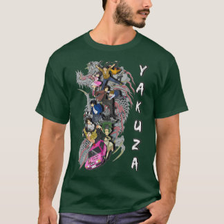T-shirt Yakuza yakuza 0 1 2 3 4 5 âmes mortes kiwami 