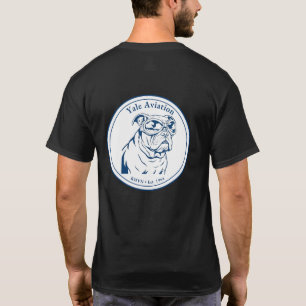 T-shirt Yale Aviation, Établ. 1964, noir
