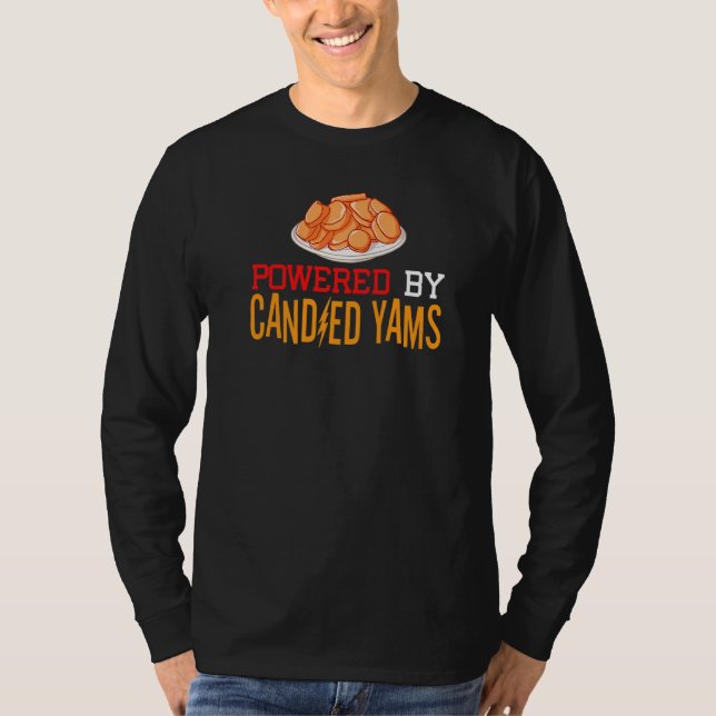T-shirt Yam confit Sucré Pomme de terre Recette Casserole  (Devant)