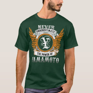 T-shirt Yamamoto Nom Chemise ne jamais sous-estimer le pou