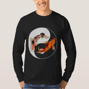 T-shirt Yang Carp Balance Taijitu japonais Nishikigoi Koi