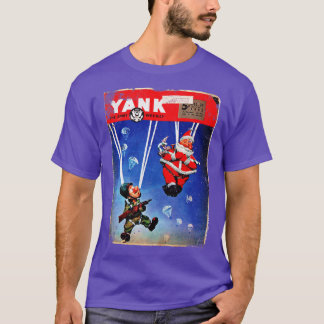 T-shirt Yank Magazine 1943 2ÈME GUERRE MONDIALE Paratroupe