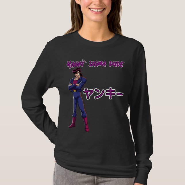 T-shirt Yankī Sigma Dude  (Devant)