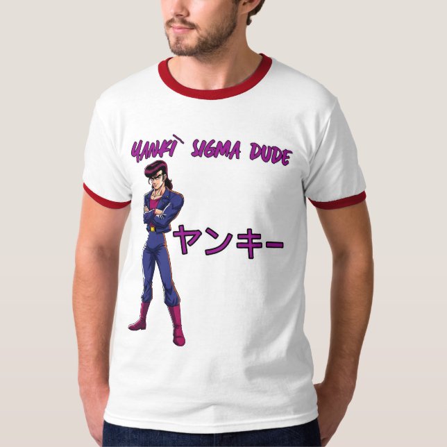 T-shirt Yankī Sigma Dude  (Devant)
