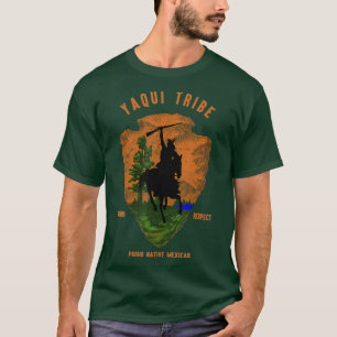T-shirt Yaqui Tribe Amérindien Mexicain Fière Rétro
