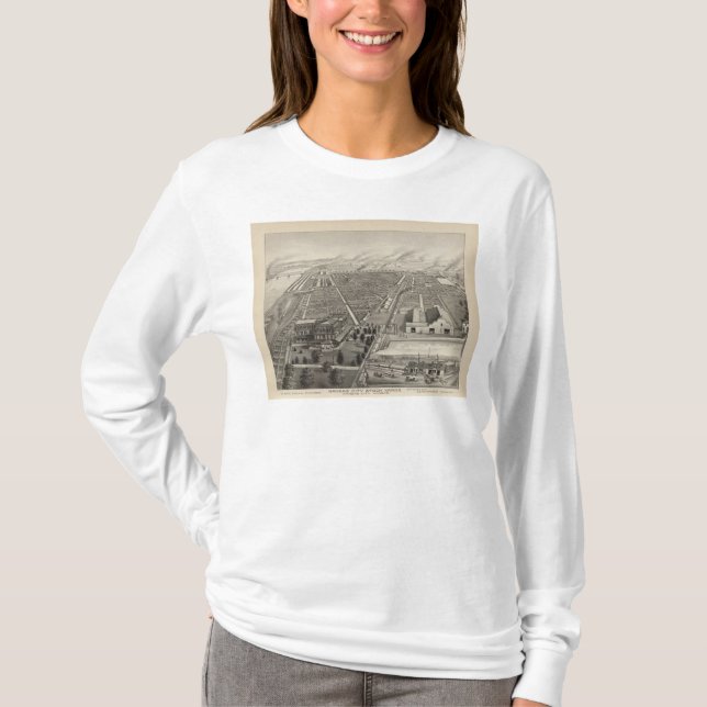T-shirt Yards courants de Kansas City, Kansas City, le (Devant)