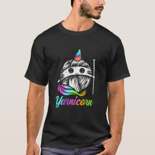 T-shirt Yarnicorn - Tricot Cute Et Fil Unicorn