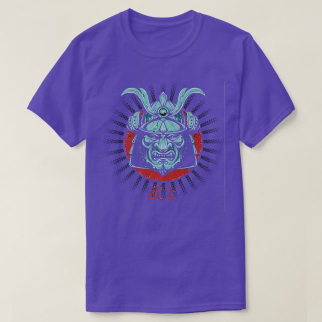 T-shirt Yasuke Black Japonais Samurai Bushido Warrior Kata (Design devant)