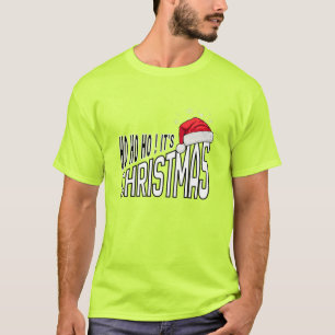 T-Shirt : Yay! Es ist Weihnachten (limette)
