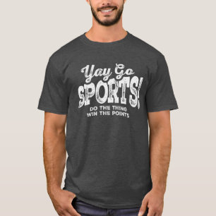 T-shirt Yay Go Sports - Sports amusants