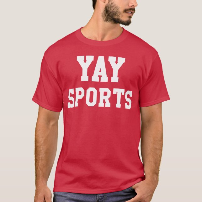 T-shirt Yay Sportsshirtdohehing Winhe Pointsgo girl funny (Devant)