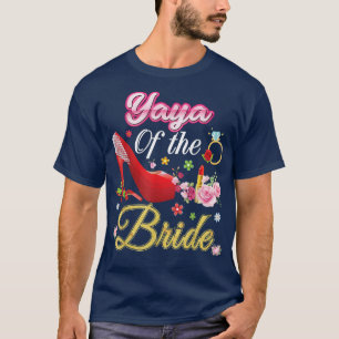 T-shirt Yaya De La Mariée Joyeux Mariage Flower Rose Chaus