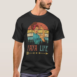 T-shirt Yaya Life Femmes Rosie Décoration Rétro Vintage Gr