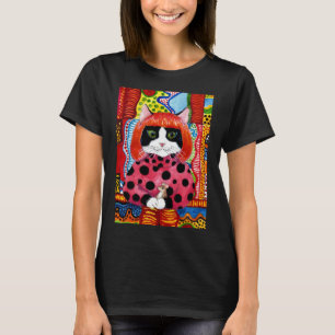 T-shirt Yayoi Kusama rend hommage à Cute Cat souris tee - 