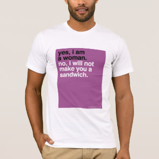 T-shirt YBN : Oui, je suis une femme
