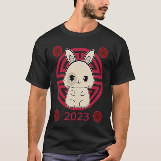 T-shirt Year Of The Rabbit 2023 Chinese (Devant)