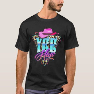 T-shirt Yee Haw Howdy Rodéo Country Léopard Yeehaw Sudiste
