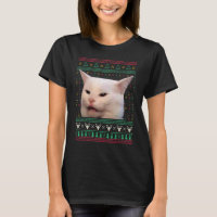 Yelling At A Cat Ugly X Mas Sweaters Drôle Mème Dr