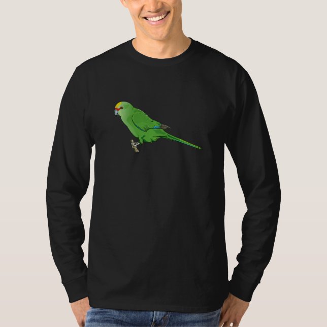 T-shirt Yellow crowned parakeet Kakariki   (Devant)