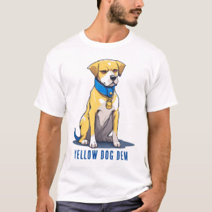 T-shirt Yellow Dog Democrat Politics Président USA 2024