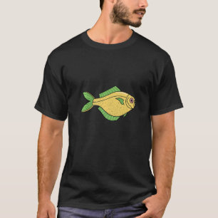T-shirt Yellow fish swimming