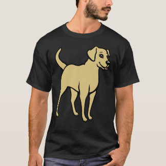 T-shirt Yellow Labrador Retriever 334