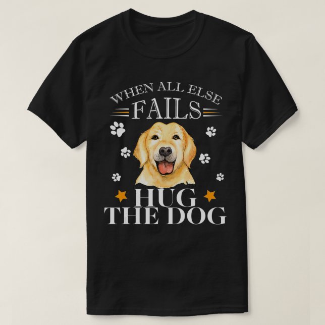 T-shirt Yellow Labrador Retriever Chien Cadeau Aimer Chien (Design devant)