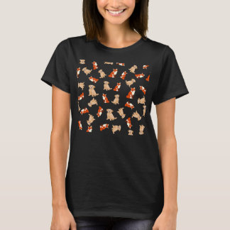 T-shirt Yellow Labrador Retriever Et Red Fox Motif