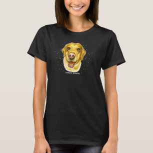 T-shirt Yellow Labrador Retriever Portrait 4 Animal Lab Ch