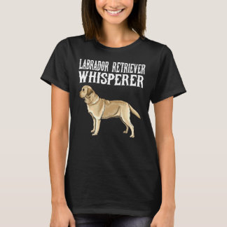 T-shirt Yellow Labrador Retriever Whisperer Chien