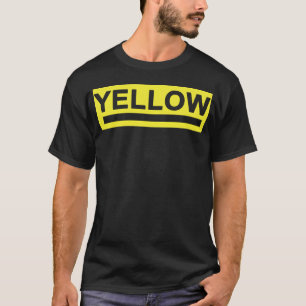 T-shirt YELLOW rétro vert amis des années 70