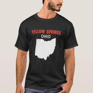 T-shirt Yellow Springs Ohio USA State America Travel Ohioa
