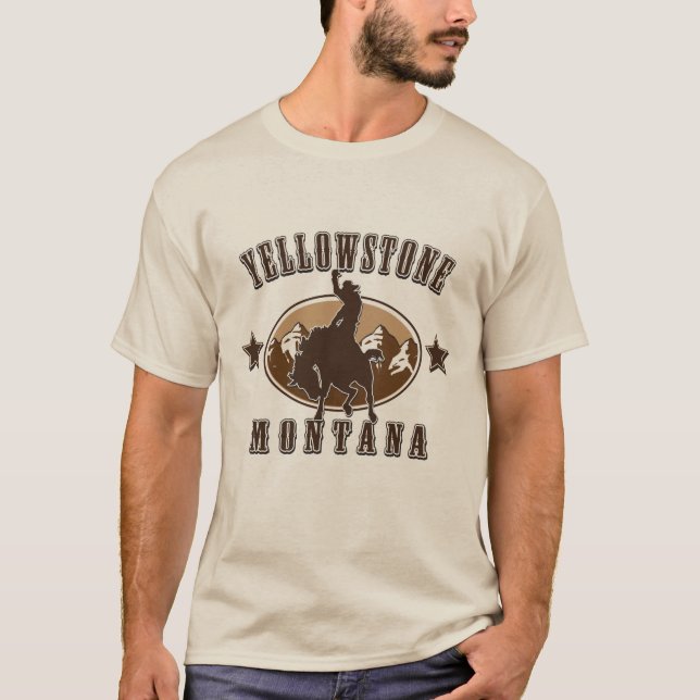 T-shirt Yellowstone Montana (Devant)