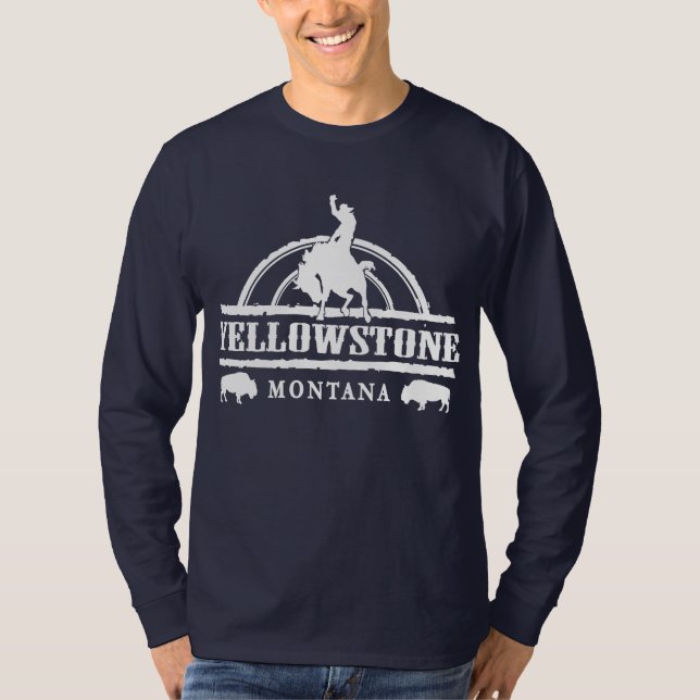T-shirt Yellowstone Montana (Devant)