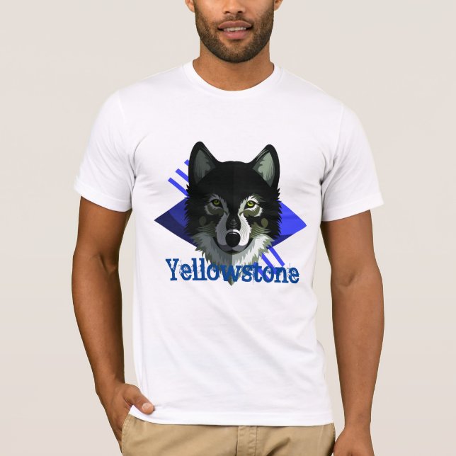 T-shirt Yellowstone pour hommes (Devant)