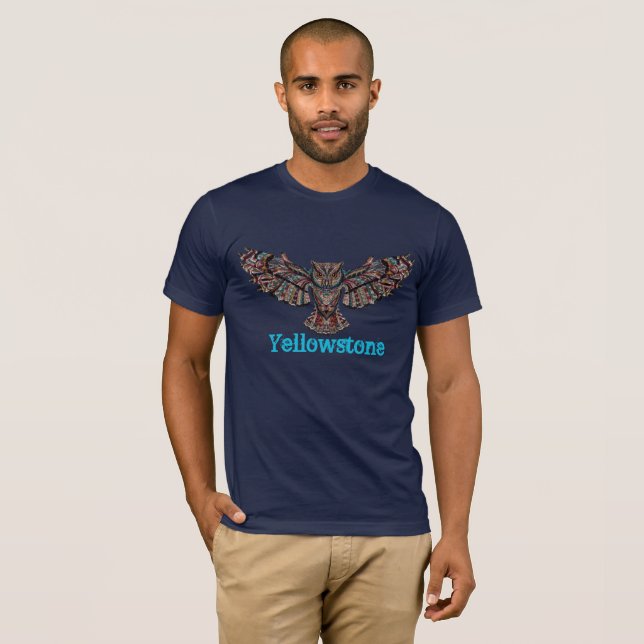 T-shirt Yellowstone pour hommes (Devant entier)