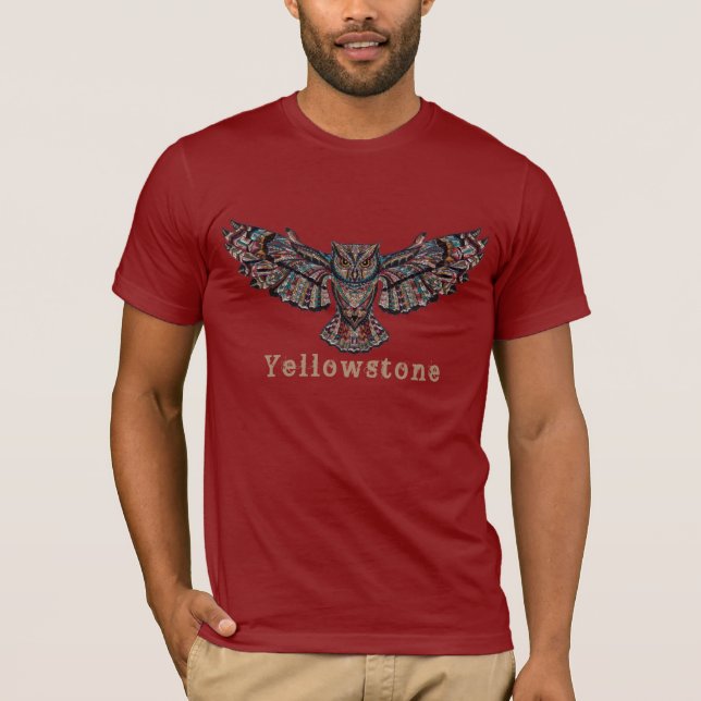 T-shirt Yellowstone pour hommes (Devant)