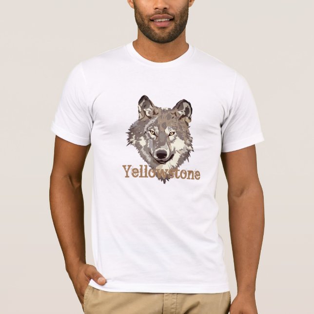 T-shirt Yellowstone pour hommes (Devant)