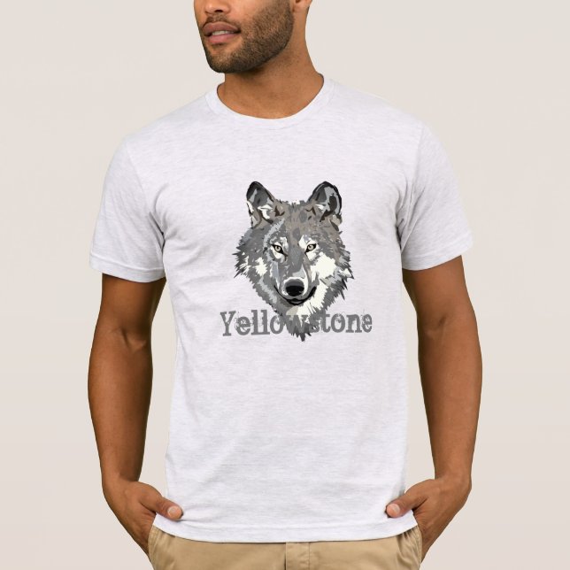 T-shirt Yellowstone pour hommes (Devant)
