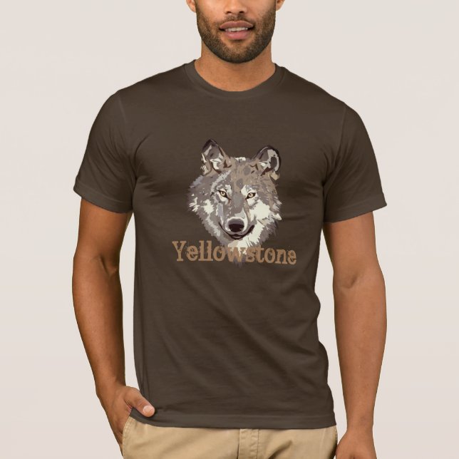T-shirt Yellowstone pour hommes (Devant)
