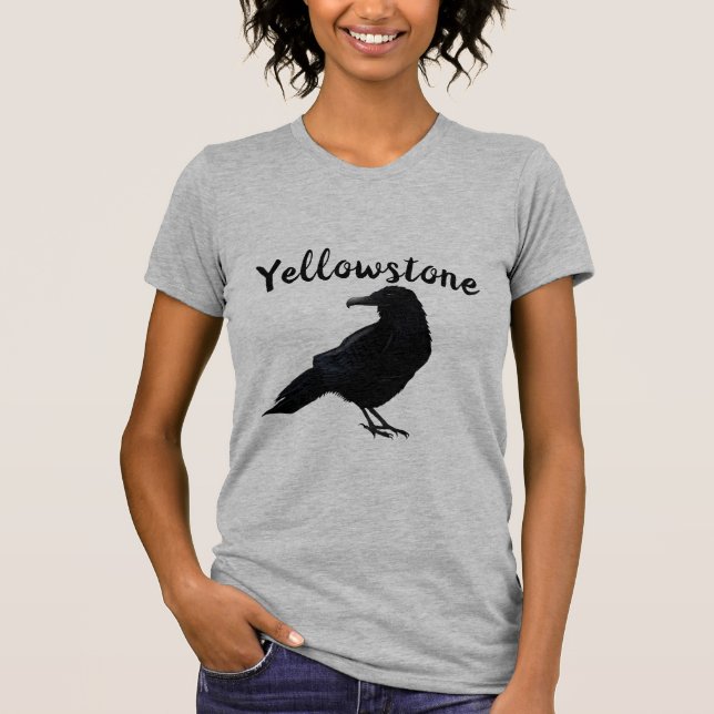 T - Shirt-Yellowstone Raven T-Shirt (Vorderseite)