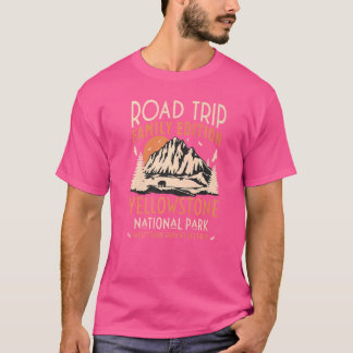 T-shirt Yellowstone Us National Park Family Road Trip Vaca