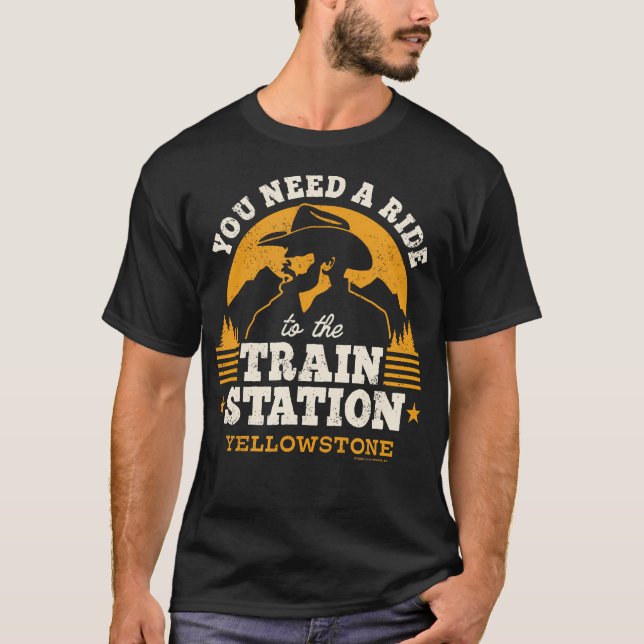 T-shirt Yellowstone - Vous Avez Besoin D'Une Balade Jusqu' (Devant)