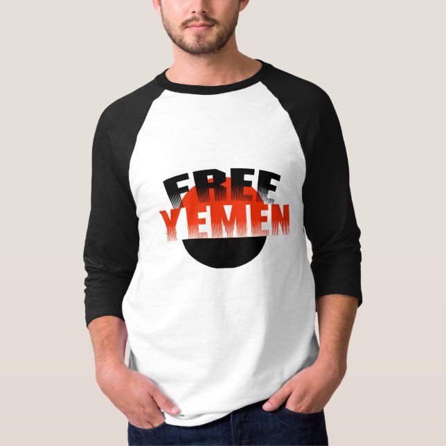 T-shirt Yémen libre (Devant)