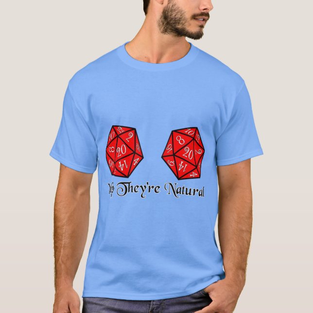 T-shirt Yep Ils Sont Naturels Surdimensionnés (Devant)