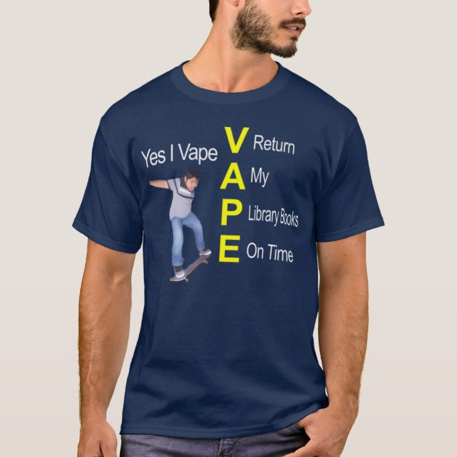 T-shirt Yes I Vape Dank (Devant)