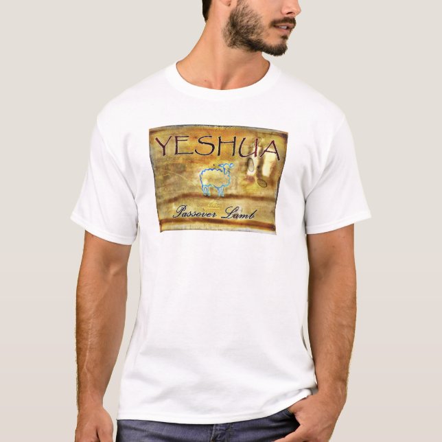 T-shirt Yeshua l'agneau de pâque (Devant)