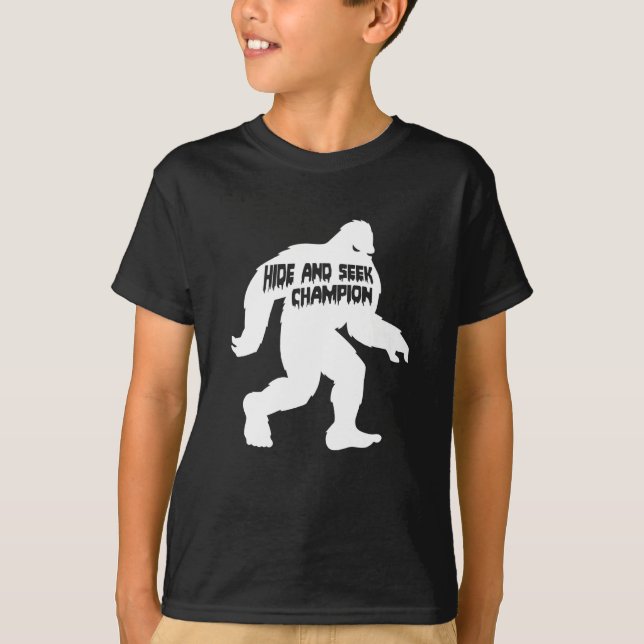 T-shirt Yeti Clothing Hide et Seek Champion (Devant)