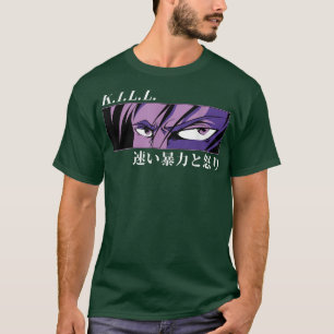 T-shirt Yeux Anime De Style Japonais