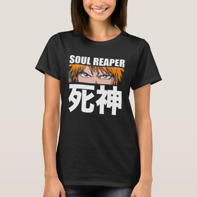 T-shirt Yeux de la couche d'encre Ichigo Bleach (Devant)